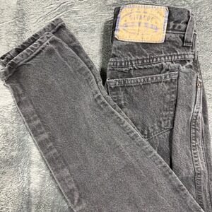 Gitano Jeans Women 10 Regular Black Vintage High Waisted Tapered Mom Denim